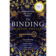 Paperback book set featuring "Once Upon a River" by Diane Setterfield and "The Binding" by Bridget Collins, published by Black Swan.