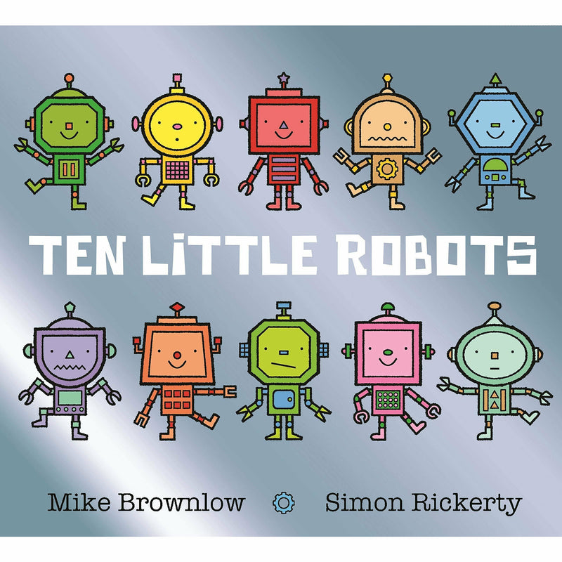 Ten Little Series Collection 8 Books Set By Mike Brownlow (Dinosaurs, Monsters, Pirates, Princesses, Robots, Elves, Superheroes, Aliens)-Paperback - The Book Bundle