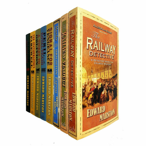 Railway Detective 8 Books Collection Pack Set By Edward Marston - The Book Bundle