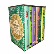 Set of six Jane Austen hardcover novels including Pride and Prejudice, Emma, Sense and Sensibility, Persuasion by Arcturus.