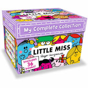 Collection of Mr Men and Little Miss 86 books by Roger Hargreaves in a paperback box set for children aged 5 to 7.