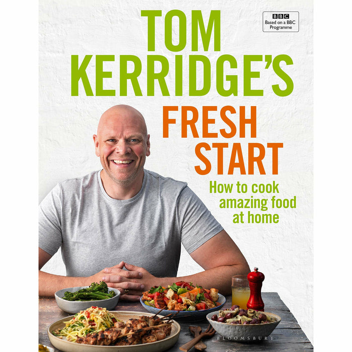 Tom kerridge fresh start , lose weight for good,whole food , nom nom fast 4 books collection set - The Book Bundle