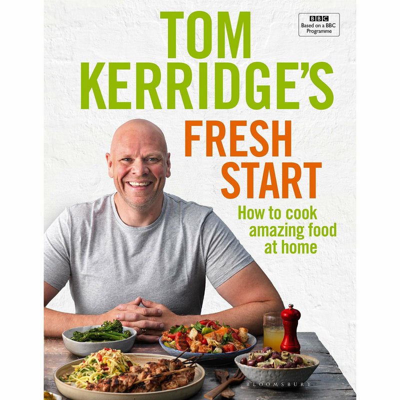 Tom Kerridge's Fresh Start cookbook set with four low-FODMAP diet books by Tom Kerridge and Iota Publishing.
