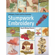 Stumpwork seasons book collection by Kay and Michael Dennis, featuring beginner’s guide to stumpwork embroidery, paperback edition.