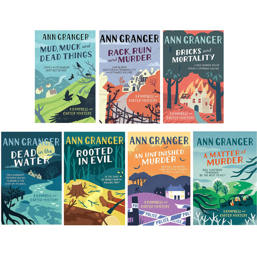 A Campbell and Carter Mystery Series Books 1 - 7 Collection Set by Ann Granger - The Book Bundle