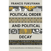 Set of three non-fiction books by Francis Fukuyama on identity and political order, featuring covers with titles and profile book design.