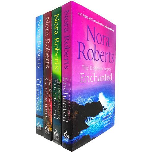 Donovan Legacy Series Nora Roberts Collection 4 Books Set (Enchanted, Entranced, Captivated, Charmed) - The Book Bundle