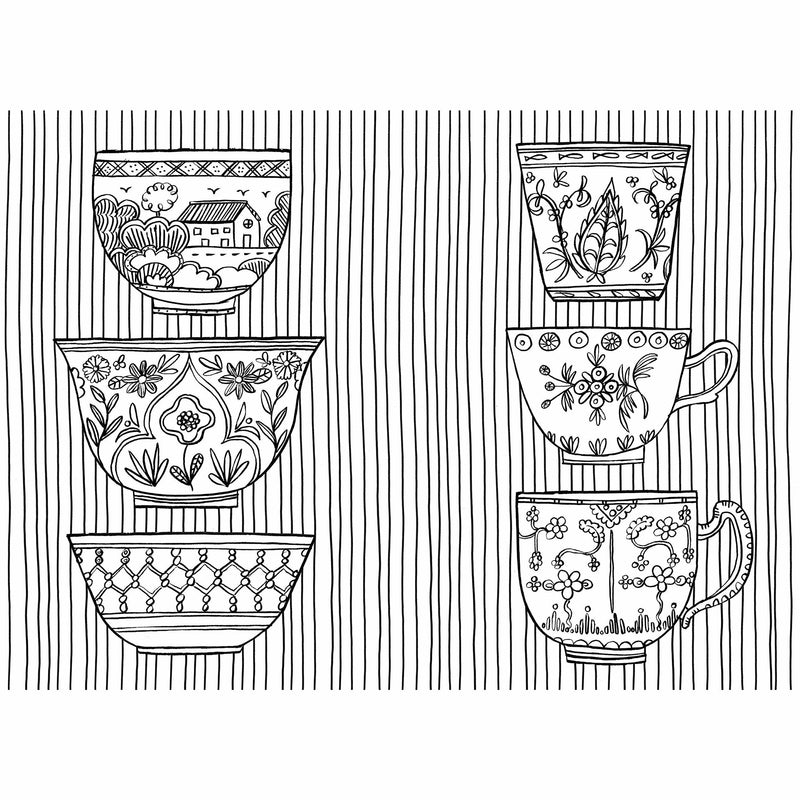 Emma Farrarons' Mindfulness Colouring Book for stress relief, featuring intricate designs on paperback for relaxation and art therapy.