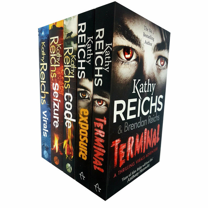 Kathy reichs virals series 5 books collection set (virals, seizure, code, exposure, terminal) - The Book Bundle
