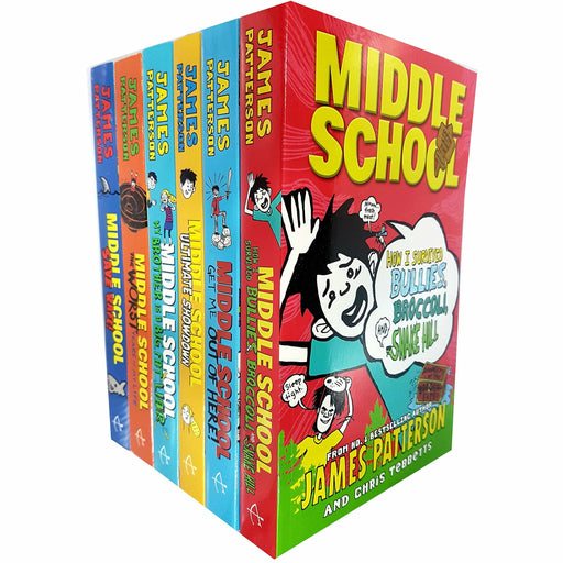 James Patterson Middle School 6 Books Collection Pack Set - The Book Bundle