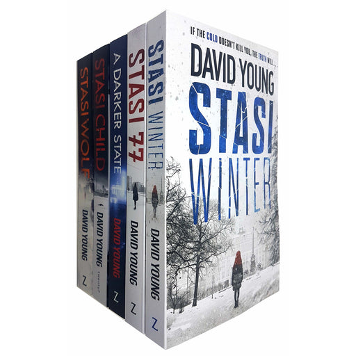 Karin Müller Series 5 Books Collection Set By David Young (Stasi Child, Stasi Wolf, A Darker State, Stasi 77, Stasi Winter) - The Book Bundle
