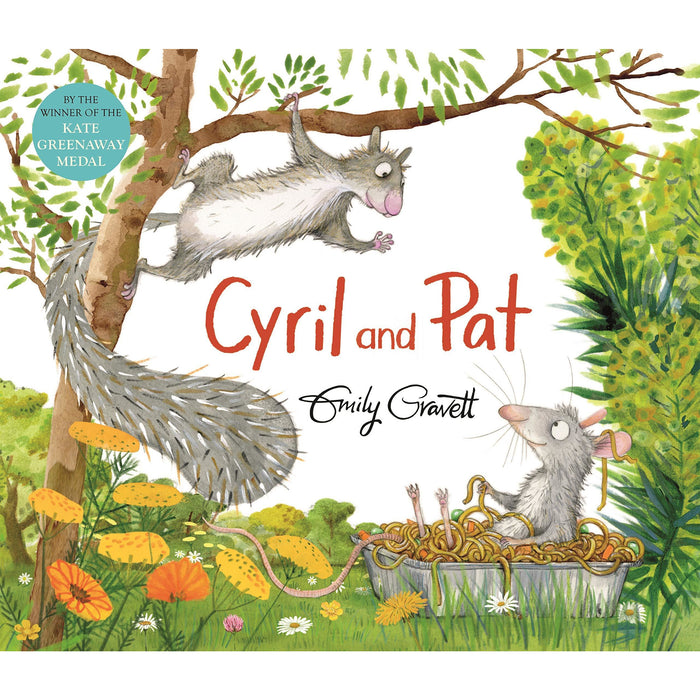 Emily Gravett Collection 5 Books Set (Meerkat Mail, Tidy, Again, Cyril and Pat, Bear and Hare Mine [Board book]) - The Book Bundle