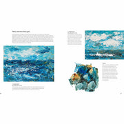 Hardcover edition of "Contemporary Landscapes In Mixed Media" by Soraya French featuring colorful mixed media landscape artwork.