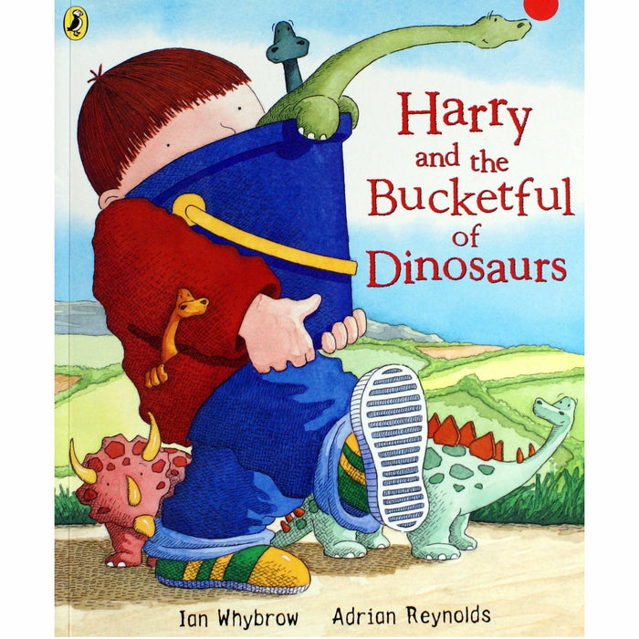 Harry and the Dinosaurs Series 6 Books Collection Set by Ian Whybrow(Go Wild, On Holiday, Bucketful of Dinosaurs, Say Raahh, At The Museum & United) - The Book Bundle