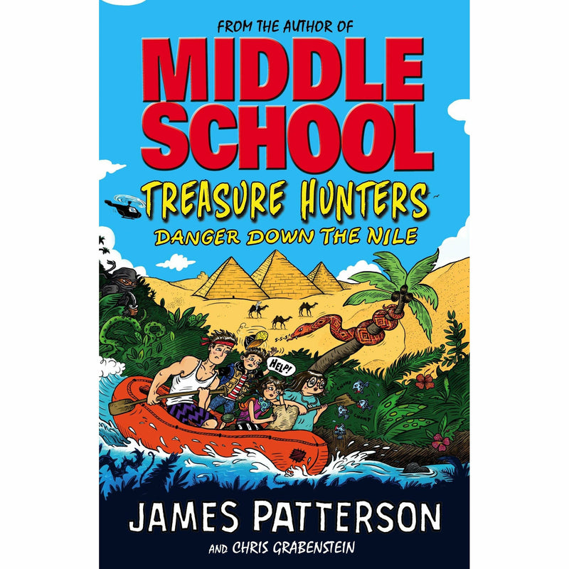 Middle School Funny Series and Treasure Hunters Series 9 Books Collection Set - The Book Bundle