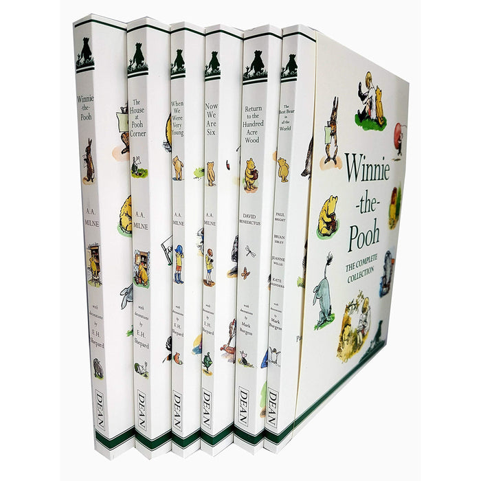 Winnie-the-Pooh The Complete Fiction Collection 6 Books Box Set - The Book Bundle