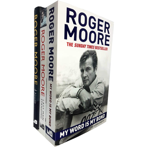Roger Moore Collection 3 Books Set (My Word Is My Bond, Last Man Standing, A Bientot [Hardcover]) - The Book Bundle
