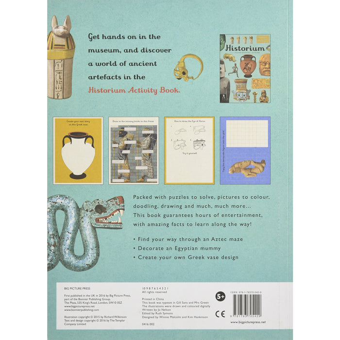 Historium Activity Book (Welcome To The Museum) - The Book Bundle