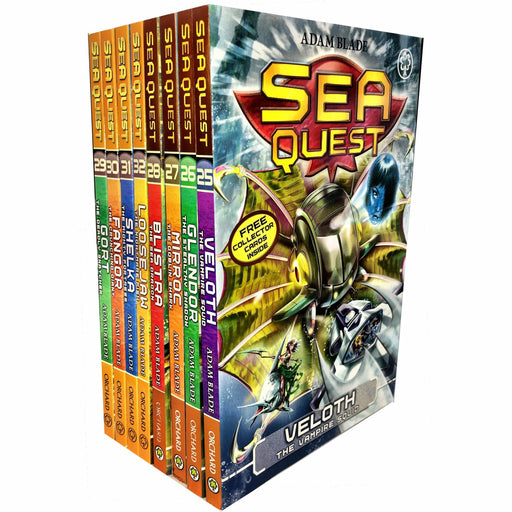 Sea Quest Series 7 and 8 Collection Adam Blade 8 Books Set Pack - The Book Bundle