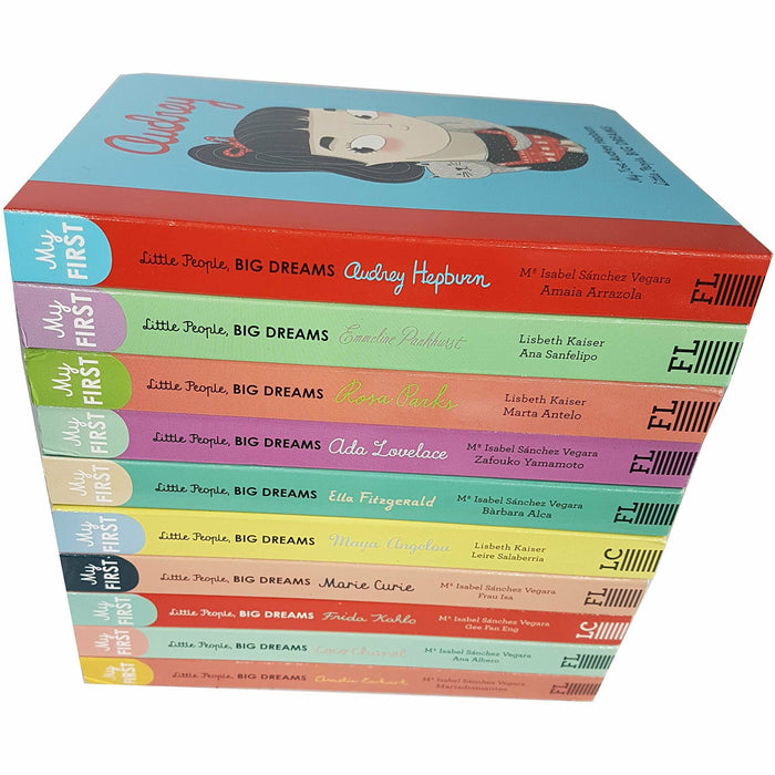 Little People, Big Dreams Series 1 & 2: 10 Books Collection Set - The Book Bundle