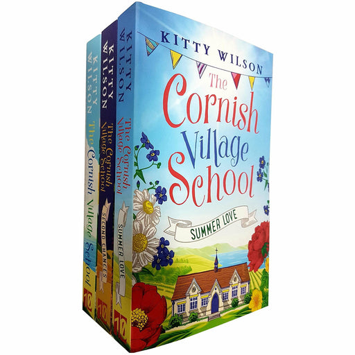 The Cornish Village School Series Collection 3 Books Set By Kitty Wilson ( Summer Love, Second Chances, The Cornish Village School Breaking the Rules) - The Book Bundle