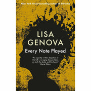 Four paperback Lisa Genova fiction books including Every Note Played, Still Alice, Left Neglected, and Love Anthony in a collection set.