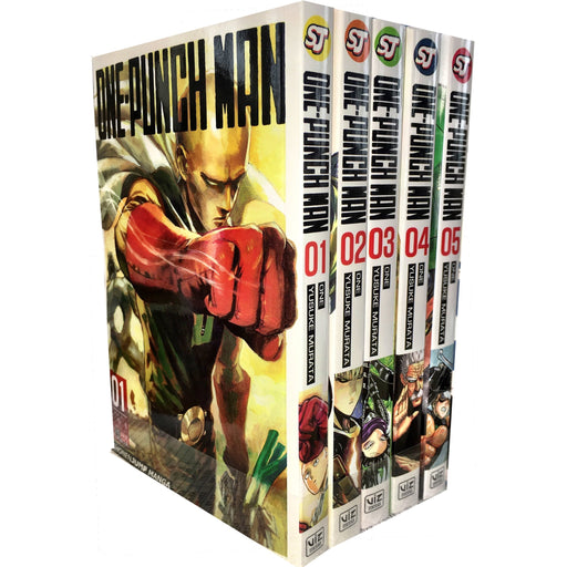 One-Punch Man Volume Collection 1-5 5 Books Bundle - The Book Bundle