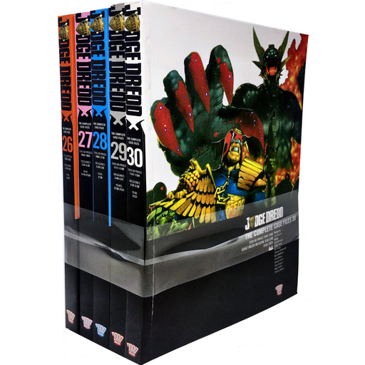 Judge Dredd: Complete Case Files Volume 26-30 Collection 5 Books Set (Series 6) By John Wagner - The Book Bundle