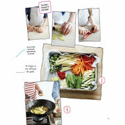 Children's cookbook titled "Cool Kids Cook" by The Book Bundle, showing colorful cover with kids cooking and kitchen illustrations.