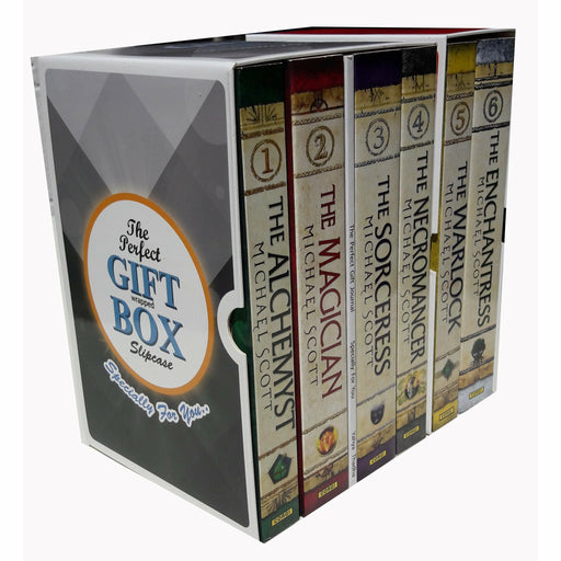 Michael scott the secrets of the immortal nicholas flamel 6 books collection gift wrapped box set - The Book Bundle