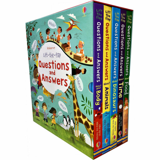 Usborne Lift-the-flap Questions and Answers Collection 5 Books Box Set by Katie Daynes - The Book Bundle