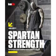 Spartan Strength bodybuilding cookbook set by Jack Lovett, includes three paperback books with recipes and fitness tips.