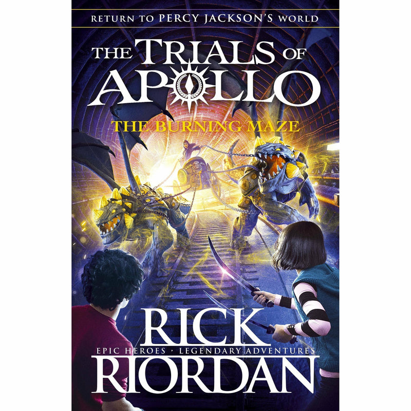 Six-book collection of Rick Riordan's Dark Prophecy, The Hidden Oracle, and Sword of Summer series by Puffin, featuring fantasy fiction covers.