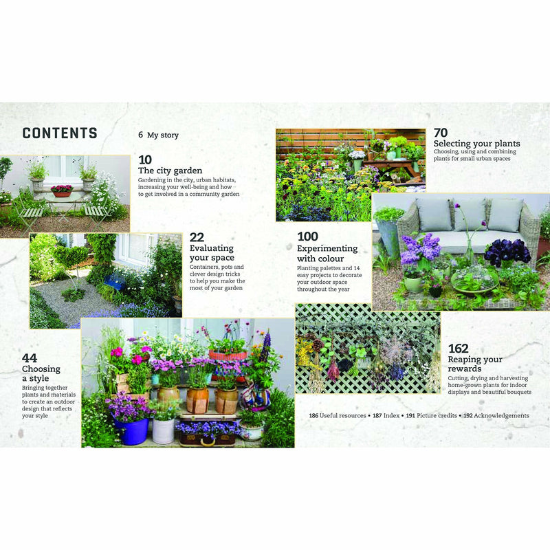 Urban Flowers: Creating abundance in a small city garden - The Book Bundle