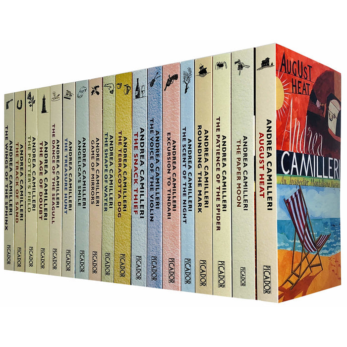 An Inspector Montalbano Mystery Books 1 - 18 Collection Set by Andrea Camilleri - The Book Bundle