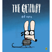 Six Puffin paperback books from Ed Vere's collection including Grumpy Frog, How to Be a Lion, and Mr Big, featuring colorful cover art.