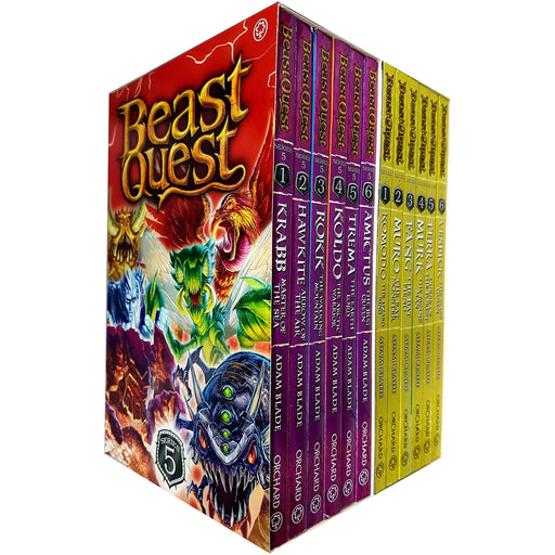 Beast Quest Series 5-6 Collection 12 Books Set By Adam Blade - The Book Bundle