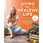 Bluebird paperback set of Jessica Sepel's Healthy Life & Living the Healthy Life 2 books, non-fiction health and wellness collection
