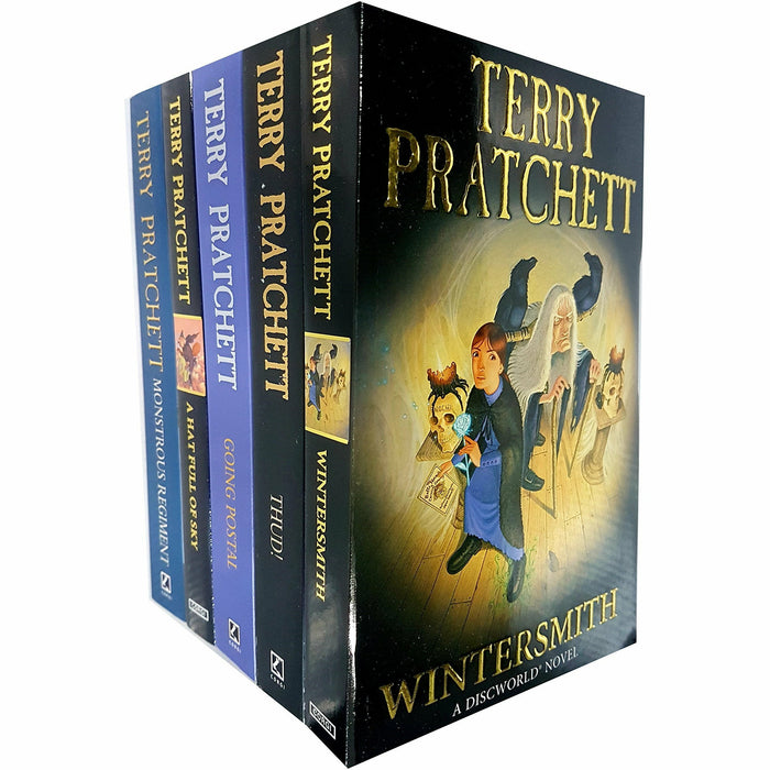 Terry pratchett Discworld Novels Series 7 :5 Books Collection Set - The Book Bundle