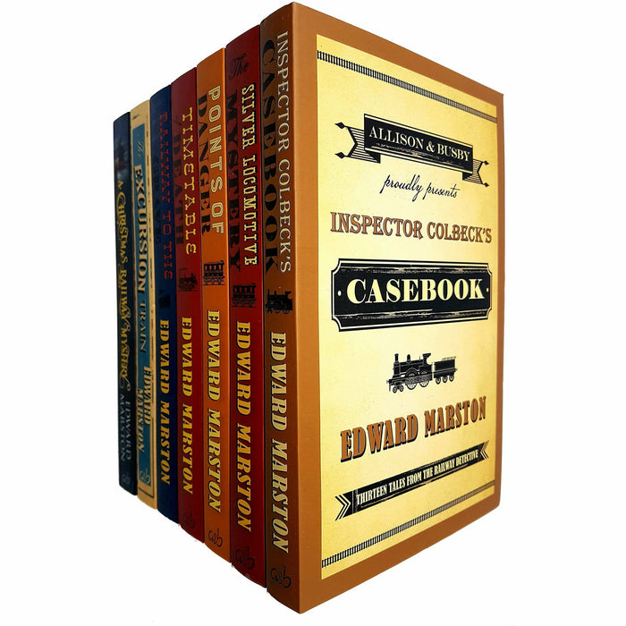 Edward Marston Railway Detective Collection 7 Books Set - The Book Bundle