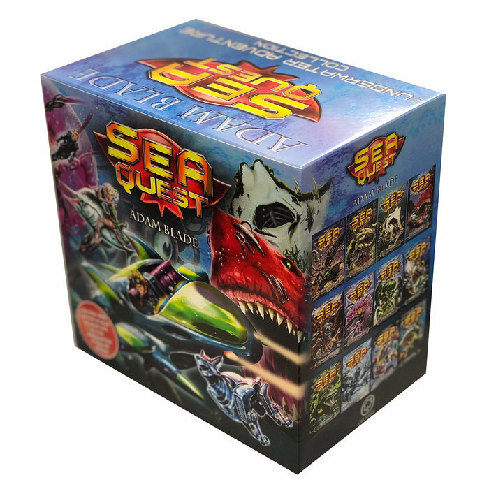 Sea Quest The Underwater Adventure Collection 24 Books Limited Edition Box Set by Adam Blade (Series 1-6) - The Book Bundle
