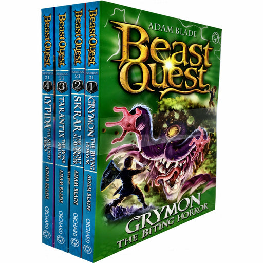 Beast Quest Series 21 Collection 4 Books Set Pack By Adam Blade - The Book Bundle