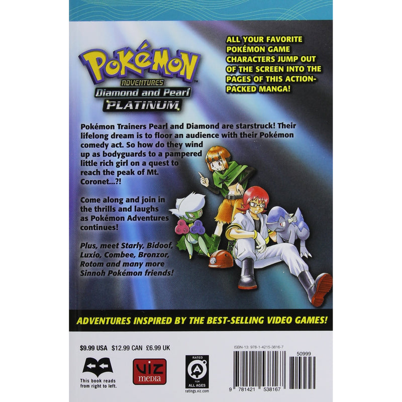 Pokemon Adventures Diamond & Pearl Platinum Box Set 1-11 - The Book Bundle