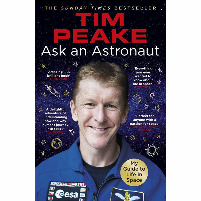 Tim Peake Collection 3 Books Set (The Astronaut Selection Test Book, [Hardcover] Limitless The Autobiography, Ask an Astronaut) - The Book Bundle