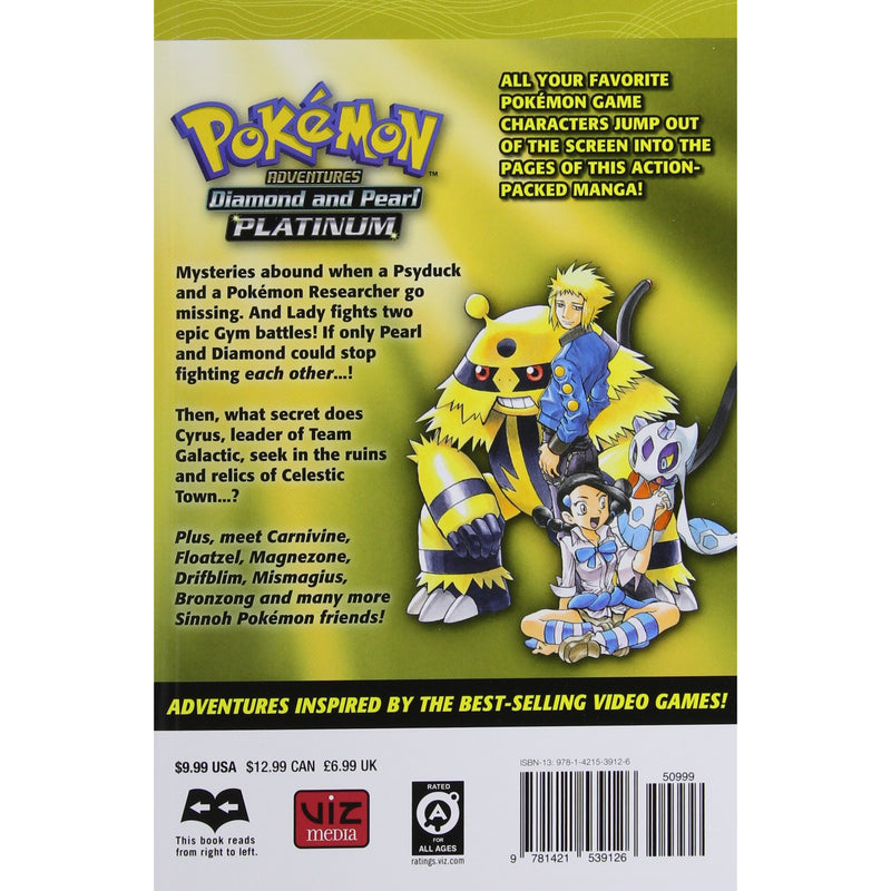 Pokemon Adventures Diamond & Pearl Platinum Box Set 1-11 - The Book Bundle