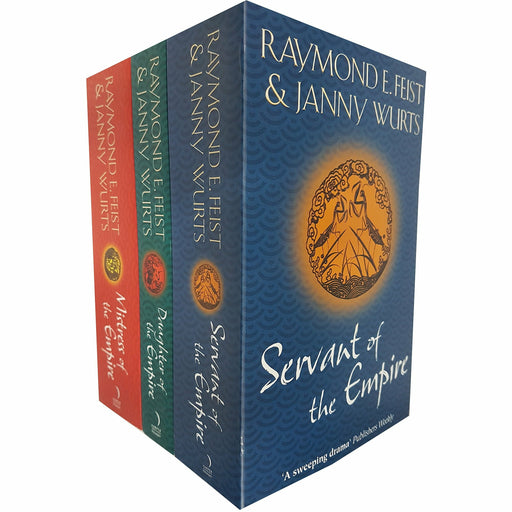 Raymond E. Feist Janny Wurts Empire Riftwar 3 Books Collection Set (Mistress of the Empire, Servant of the Empire, Daughter of the Empire) - The Book Bundle