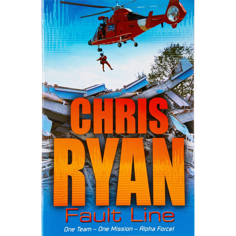 Alpha Force 10 books collection set by Chris Ryan, fiction paperback series in red Fox edition, featuring action-packed adventure stories.