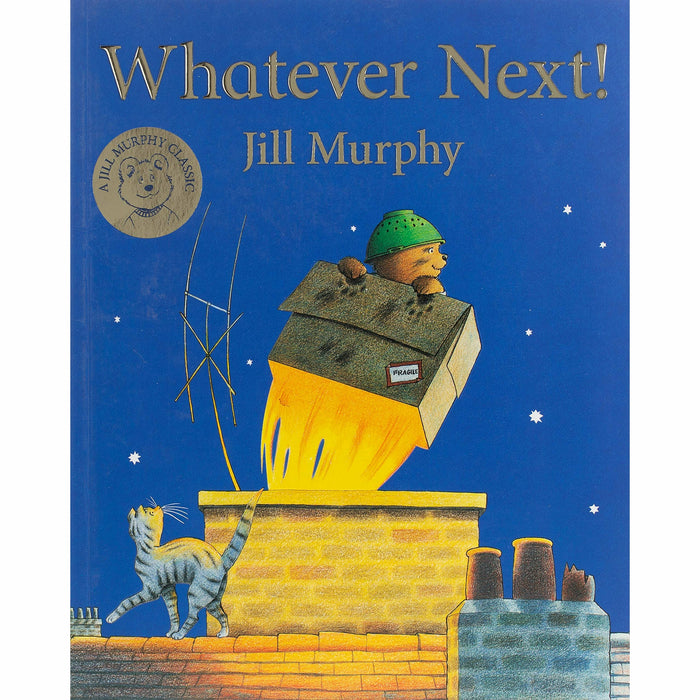 A Bear Family Book Collection 3 Books Set By Jill Murphy (Just One of Those Days, Whatever Next, Peace At Last) - The Book Bundle