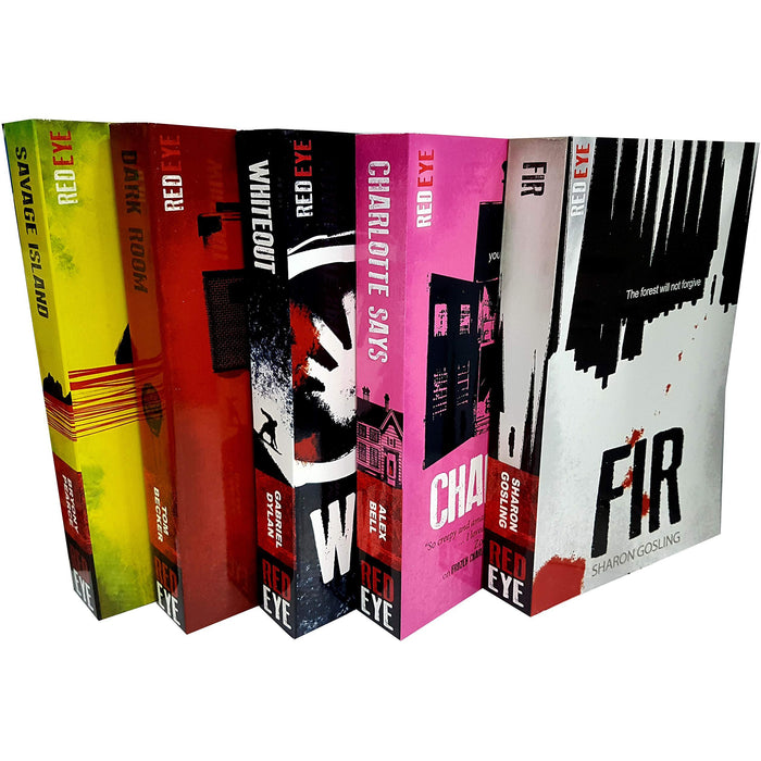 Red Eye Series 5 Books Collection Set ( Series 2- Fir , Charlotte Says ,Whiteout, Dark Room ,Savage Island) - The Book Bundle