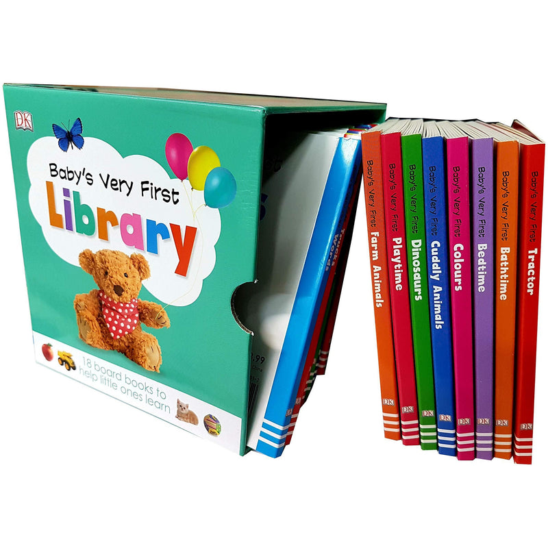 Baby's Very First Library Toddler Early Learning 18 Books Box Set Collection - The Book Bundle